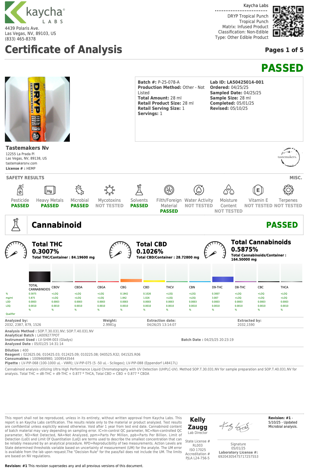 DRYP Concentrate Tropical Punch